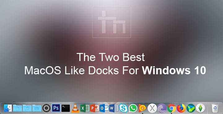 Mac Dock For Windows 10